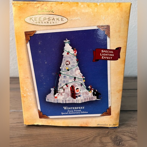 Hallmark 2004 “Winterfest” Frosty Friends Anniversary Edition Christmas Ornament - Picture 2 of 8